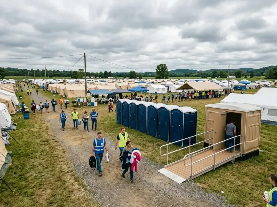 disaster-relief-camp-restrooms-010 — frequently asked questions, Dumpster & Portable Bathrooms Rental in Elsmere, KY